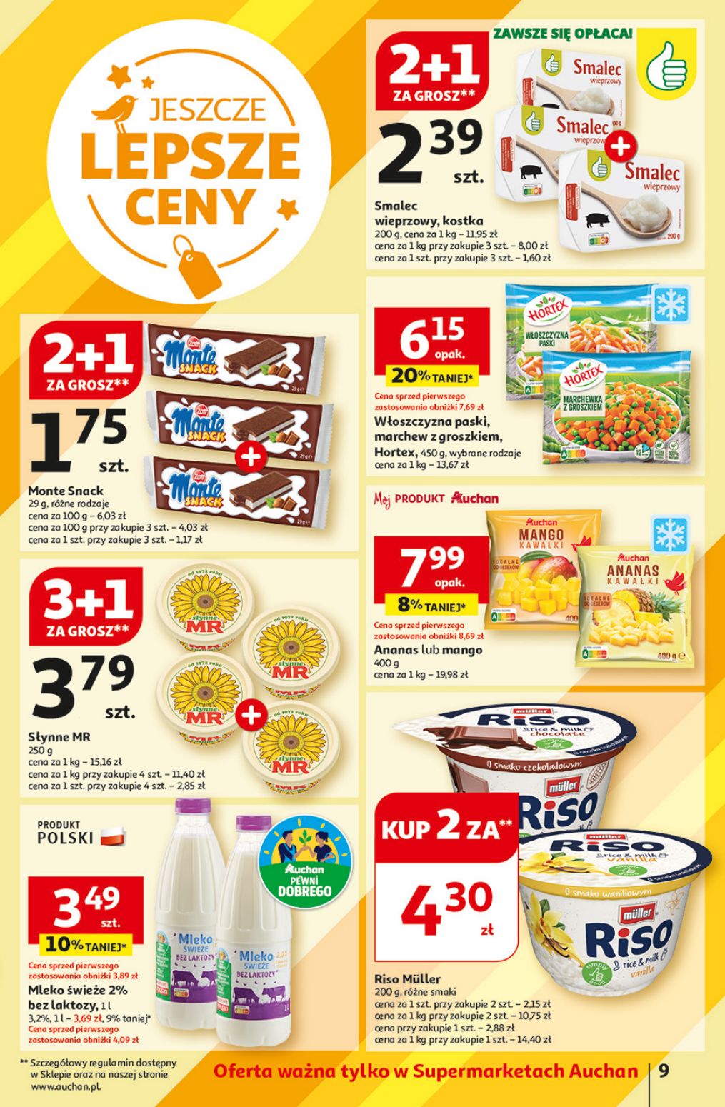 gazetka promocyjna Auchan Supermarket Jeszcze lepsze ceny - Strona 11