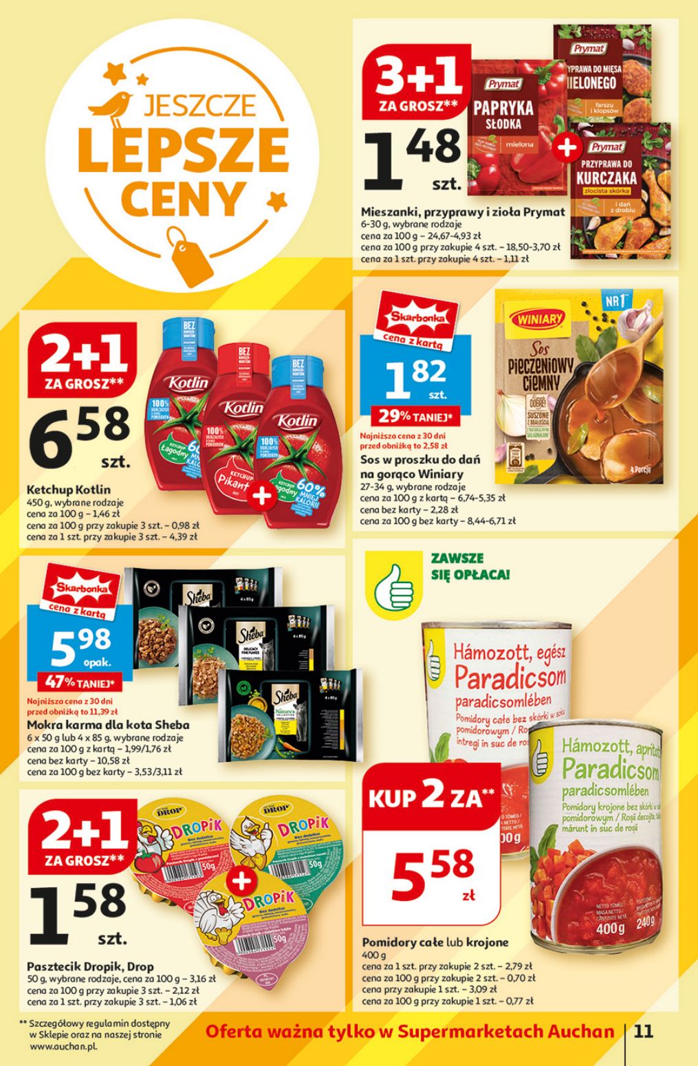 gazetka promocyjna Auchan Supermarket Jeszcze lepsze ceny - Strona 13