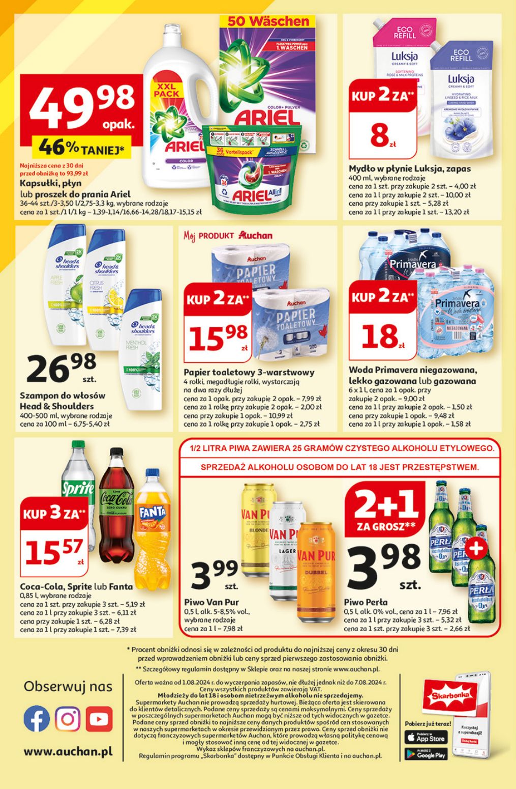 gazetka promocyjna Auchan Supermarket Jeszcze lepsze ceny - Strona 14