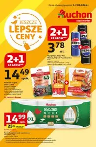 Gazetka promocyjna Auchan Supermarket, ważna od 01.08.2024 do 07.08.2024.
