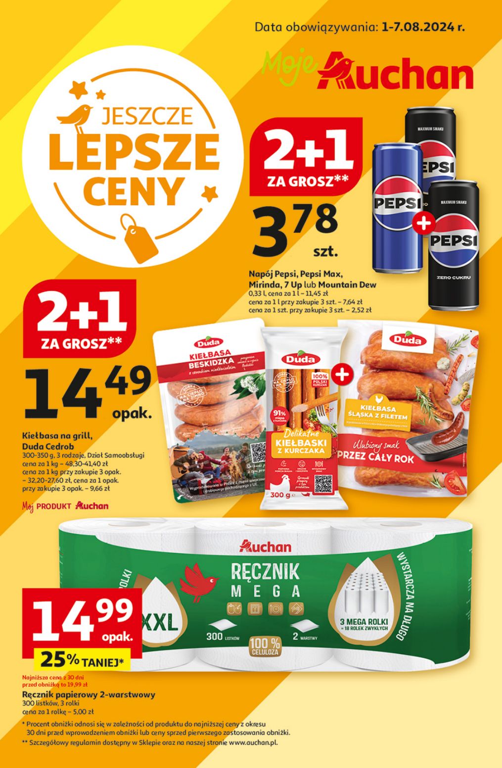 gazetka promocyjna Moje Auchan Jeszcze lepsze ceny - Strona 1