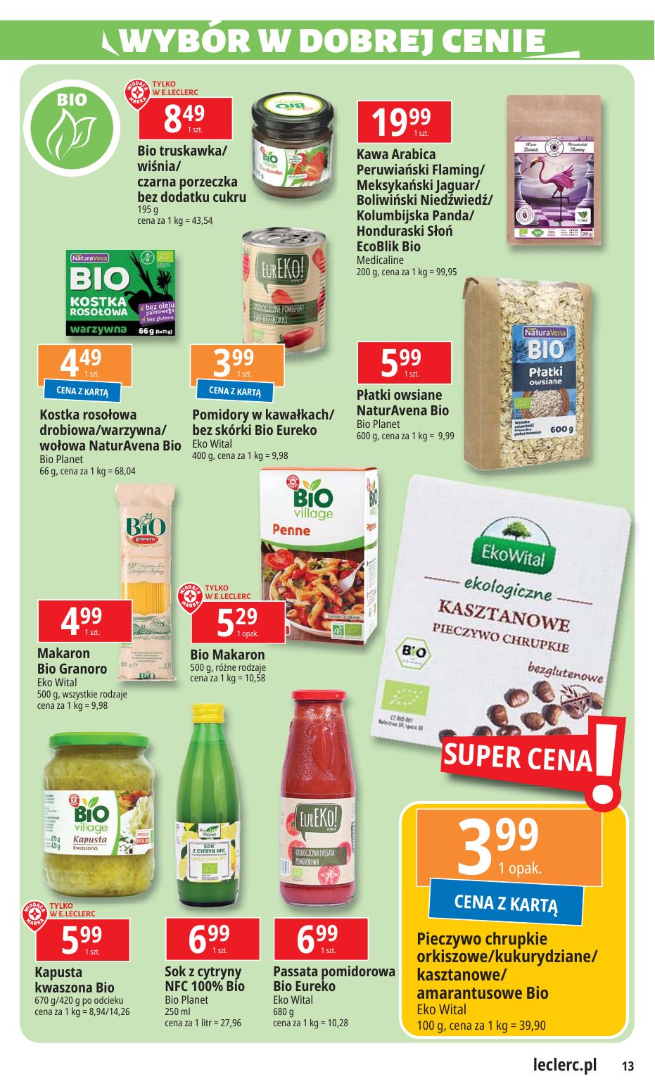 gazetka promocyjna E.Leclerc Wybór w dobrej cenie - oferta rozszerzona - Strona 13