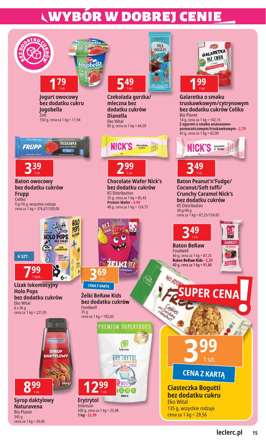 gazetka promocyjna E.Leclerc Wybór w dobrej cenie - oferta rozszerzona - Strona 15