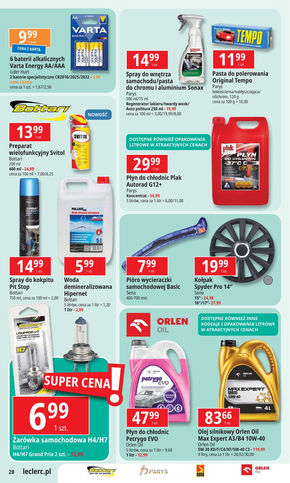 gazetka promocyjna E.Leclerc Wybór w dobrej cenie - oferta rozszerzona - Strona 28