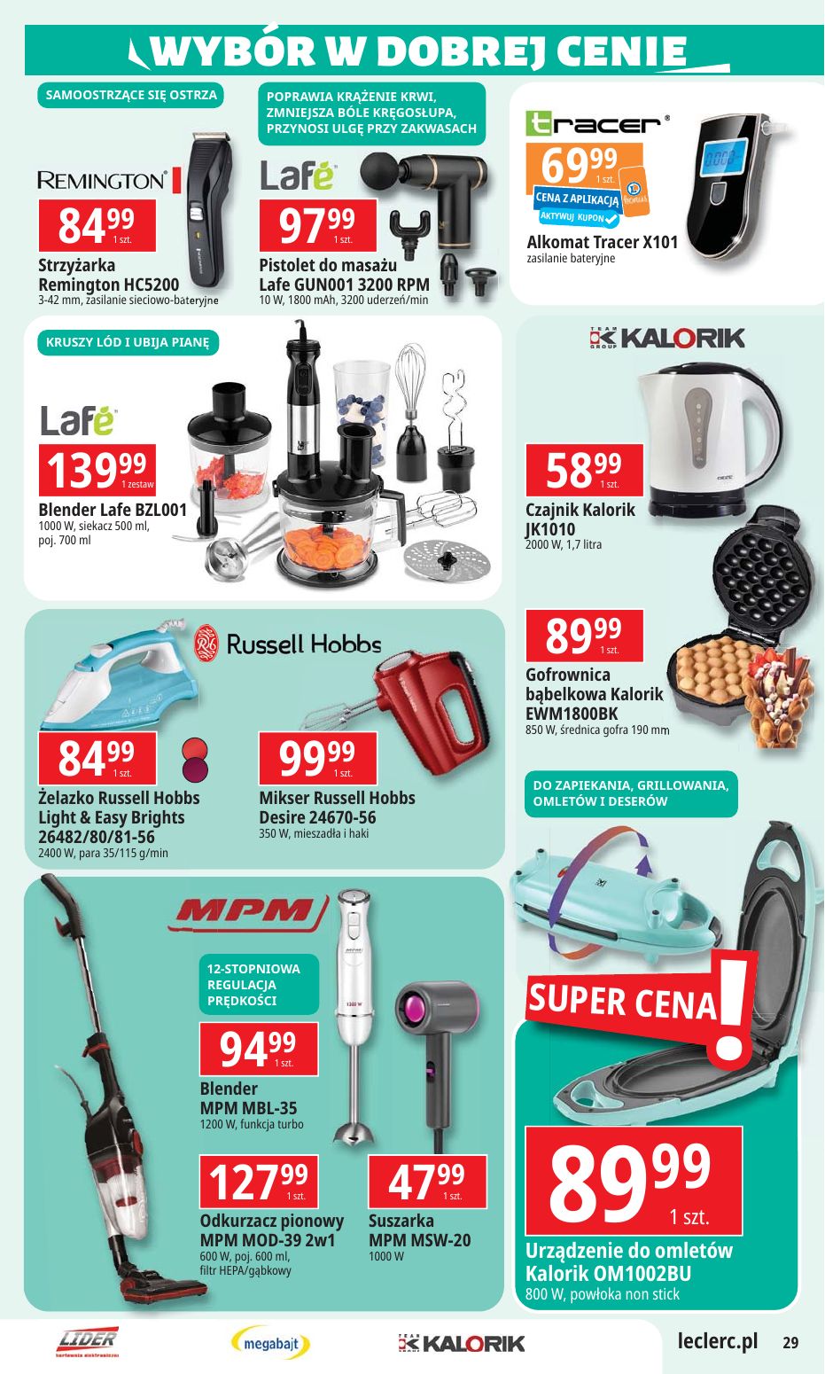 gazetka promocyjna E.Leclerc Wybór w dobrej cenie - oferta rozszerzona - Strona 29