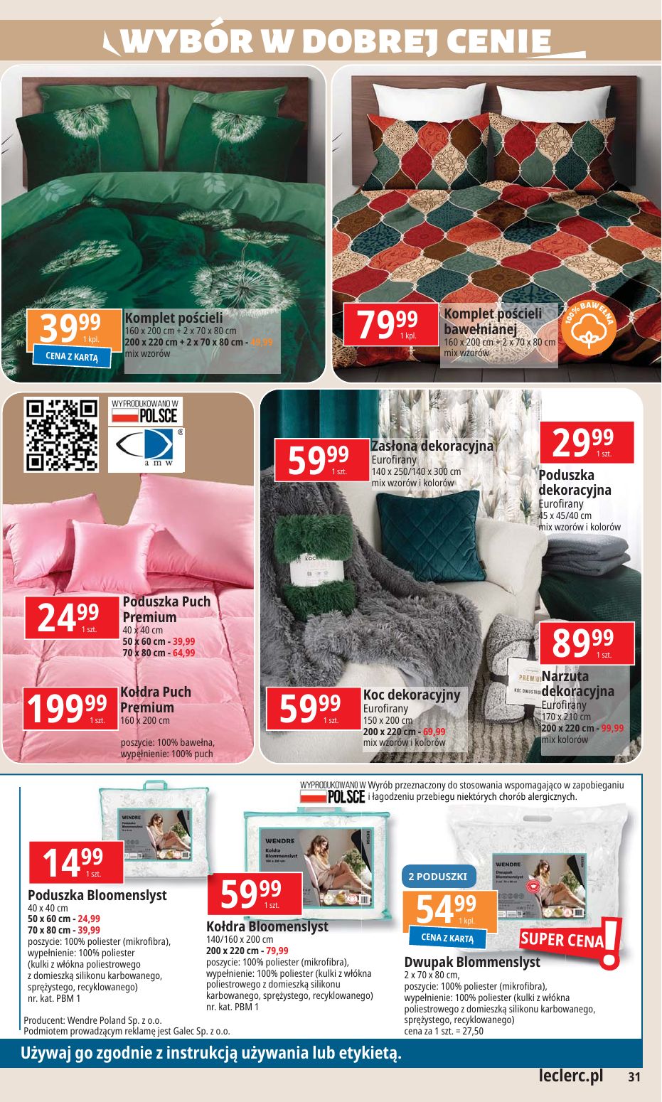 gazetka promocyjna E.Leclerc Wybór w dobrej cenie - oferta rozszerzona - Strona 31