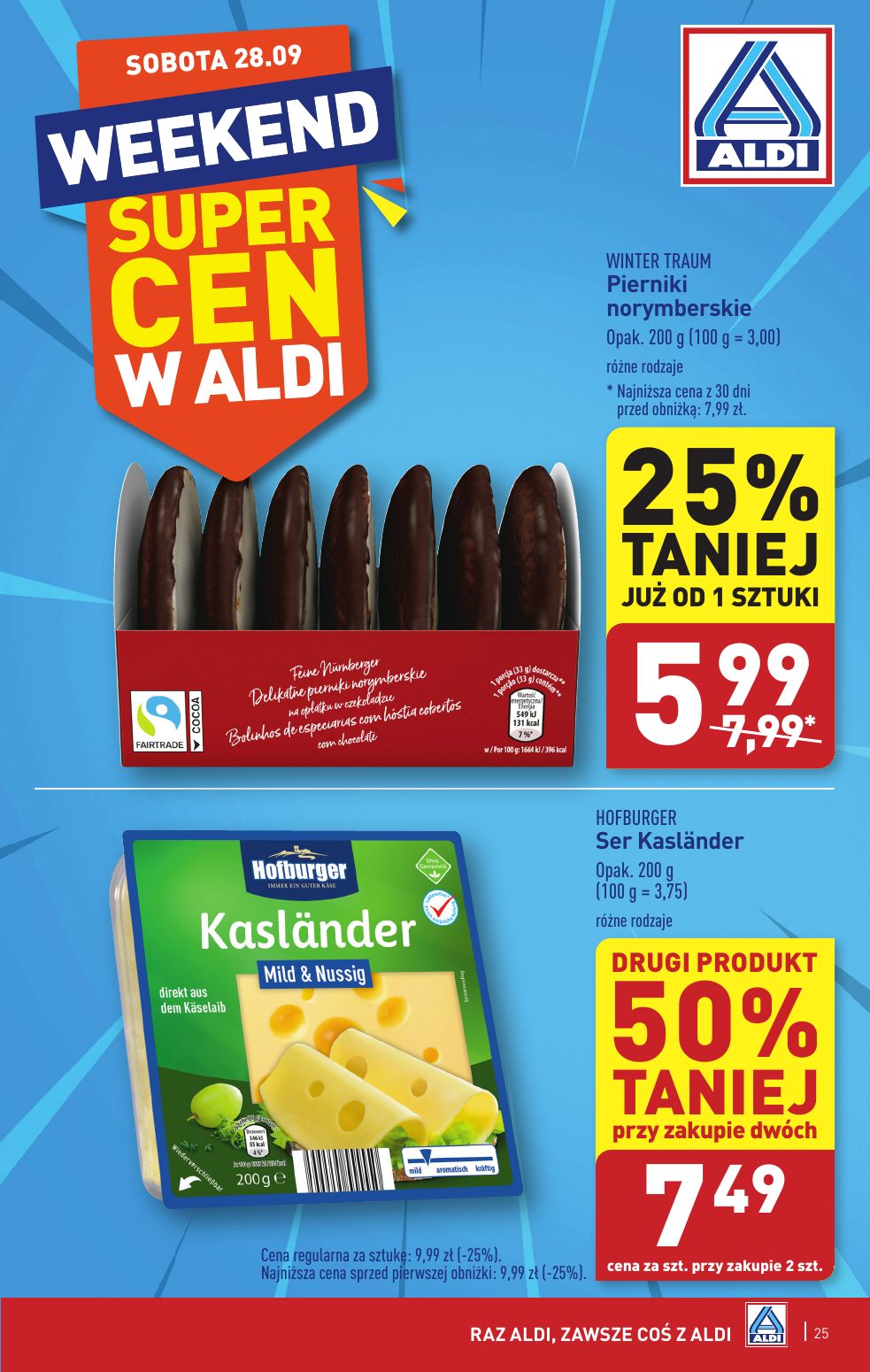 gazetka promocyjna ALDI Raz ALDI, zawsze coś z ALDI - Strona 25