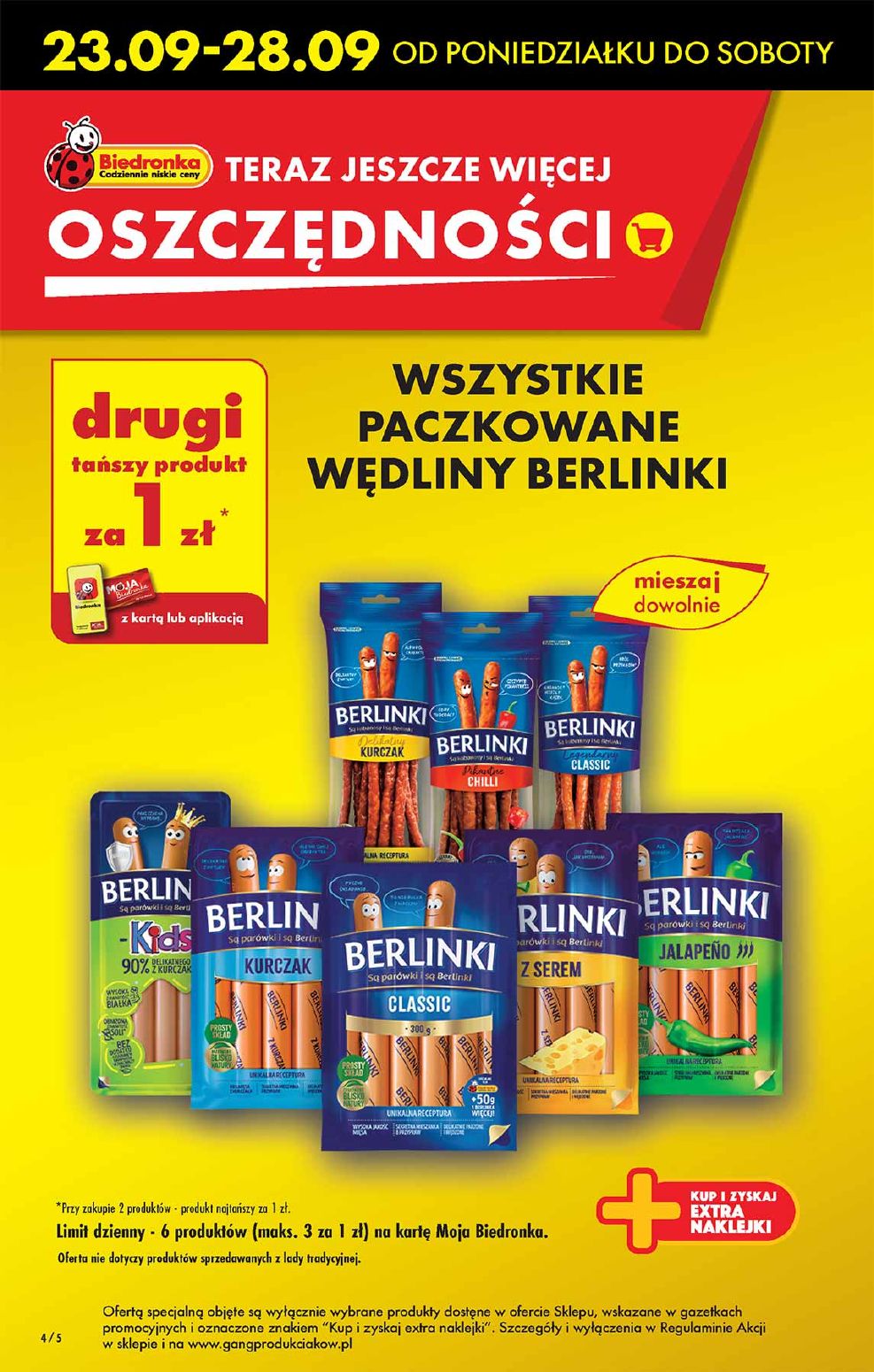 gazetka promocyjna Biedronka Od poniedziałku - Strona 4