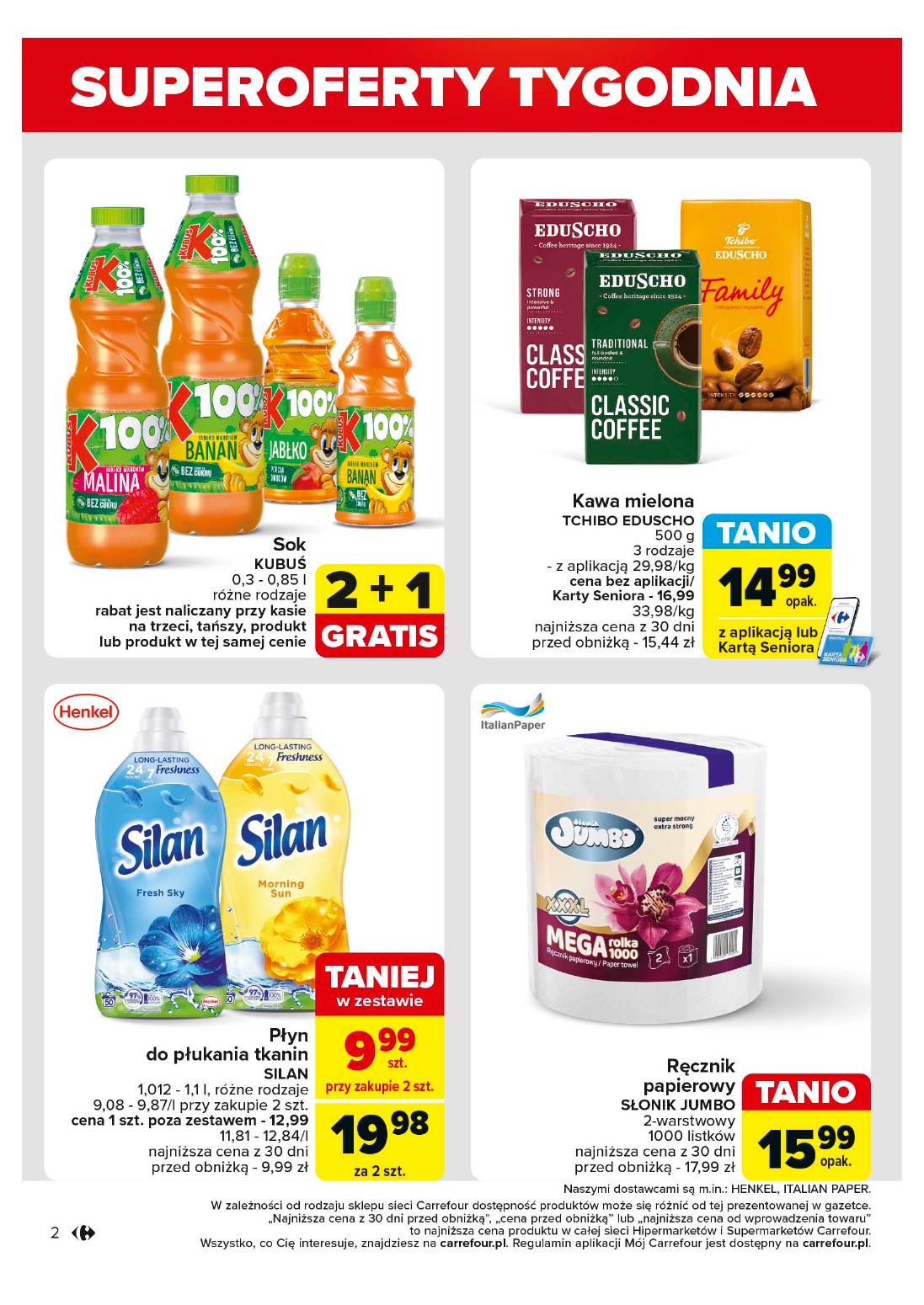 gazetka promocyjna Carrefour Market Superoferty tygodnia - Strona 2