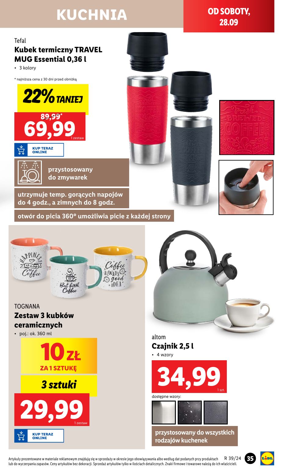 gazetka promocyjna LIDL Katalog okazji. Od poniedziałku - Strona 39