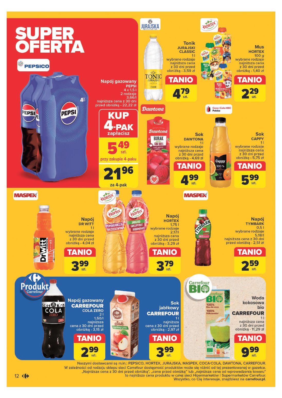 gazetka promocyjna Carrefour Market Z kartą PAYBACK - Strona 12