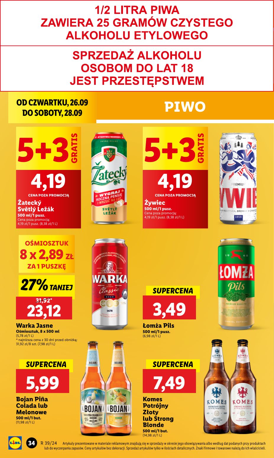 gazetka promocyjna LIDL Za pół ceny - Strona 40