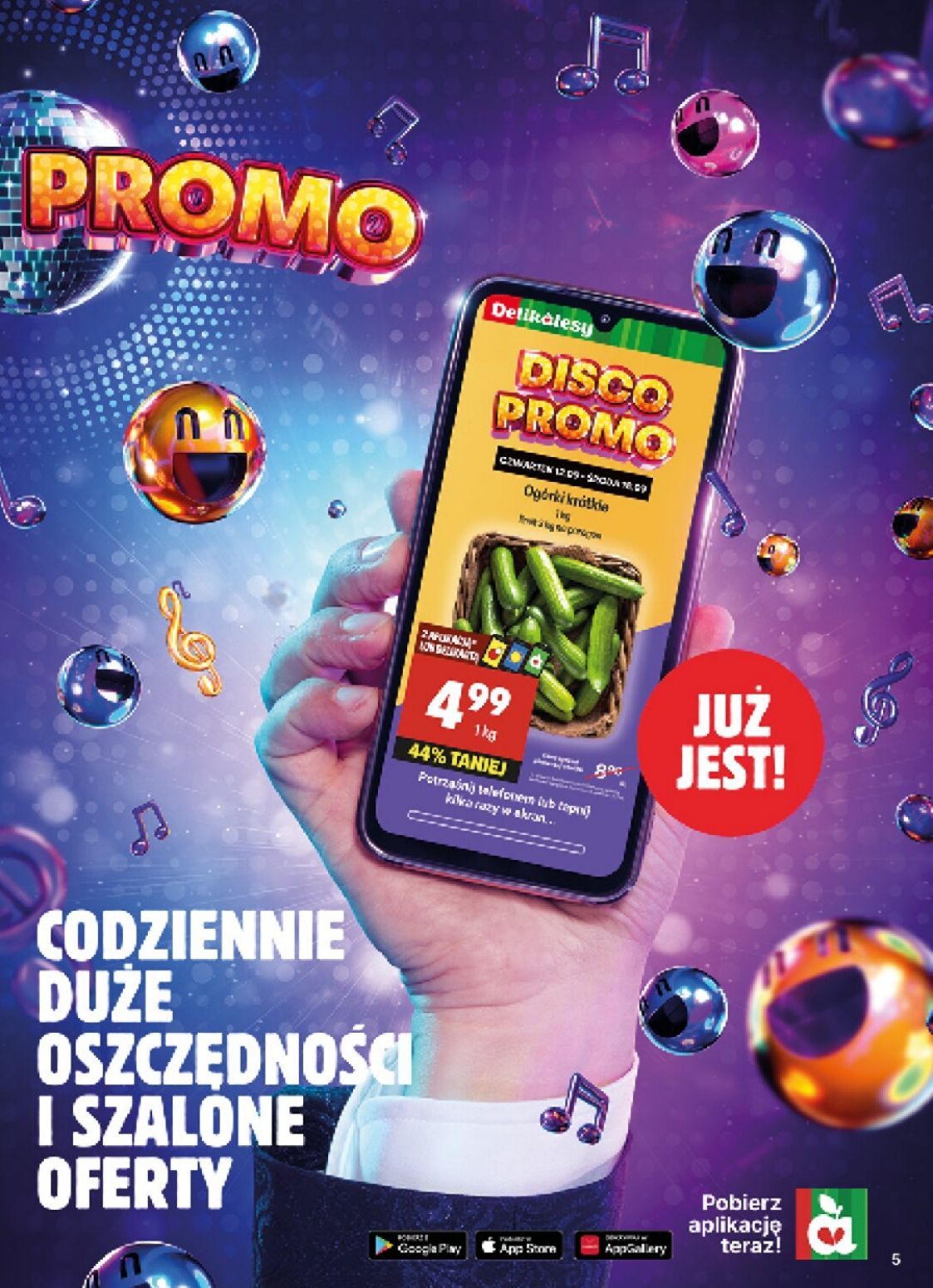 gazetka promocyjna Delikatesy Centrum Od poniedziałku - Strona 5