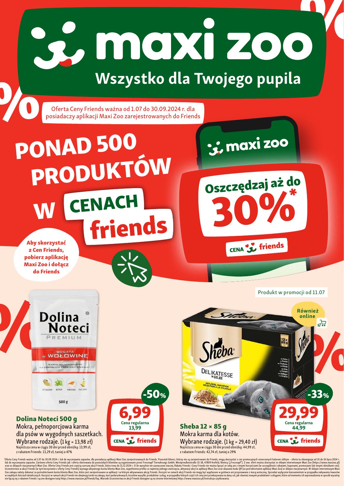 gazetka promocyjna Maxi Zoo Ponad 500 produktów TANIEJ! - Strona 1