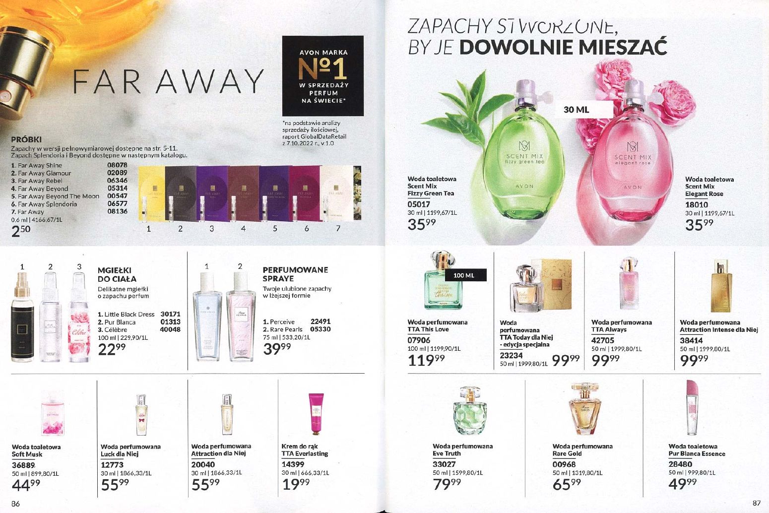 gazetka promocyjna AVON Uwolnij swoją wyjątkowość - Strona 44