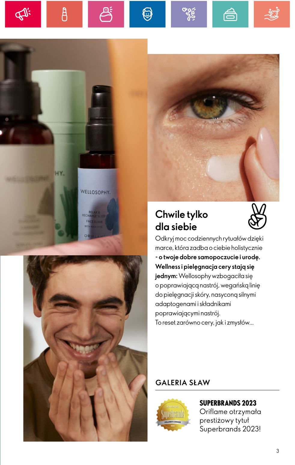 gazetka promocyjna ORIFLAME Piękno dobrego samopoczucia - Strona 3