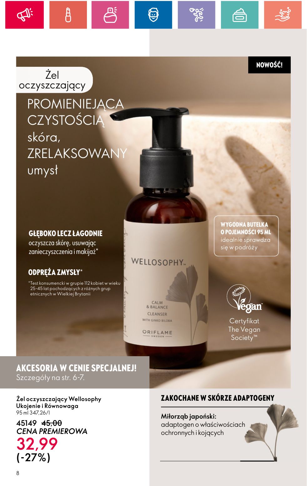 gazetka promocyjna ORIFLAME Piękno dobrego samopoczucia - Strona 8