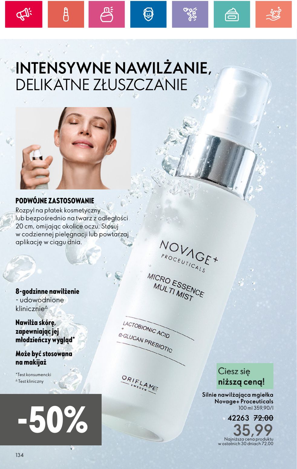 gazetka promocyjna ORIFLAME Piękno dobrego samopoczucia - Strona 134