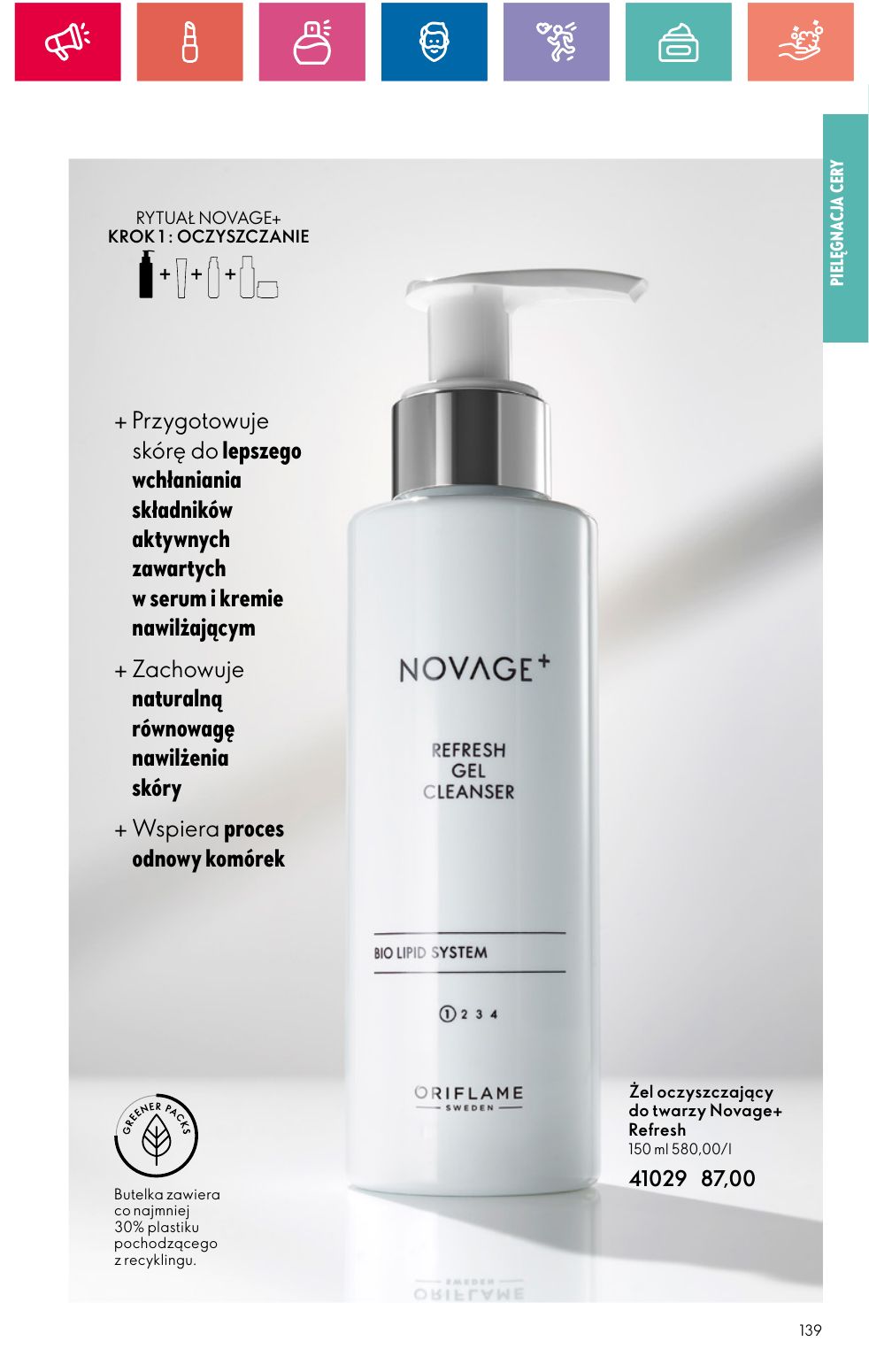 gazetka promocyjna ORIFLAME Piękno dobrego samopoczucia - Strona 139