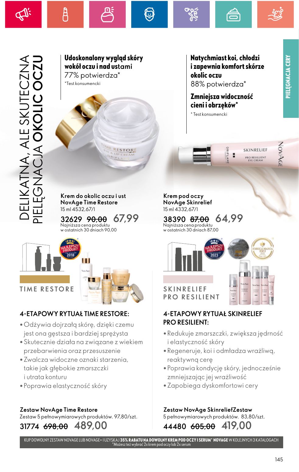 gazetka promocyjna ORIFLAME Piękno dobrego samopoczucia - Strona 145