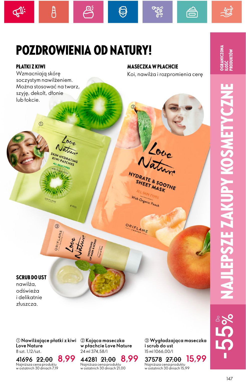 gazetka promocyjna ORIFLAME Piękno dobrego samopoczucia - Strona 147