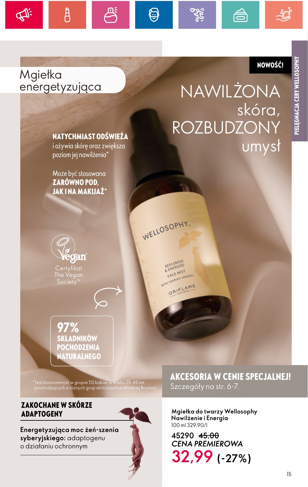 gazetka promocyjna ORIFLAME Piękno dobrego samopoczucia - Strona 15