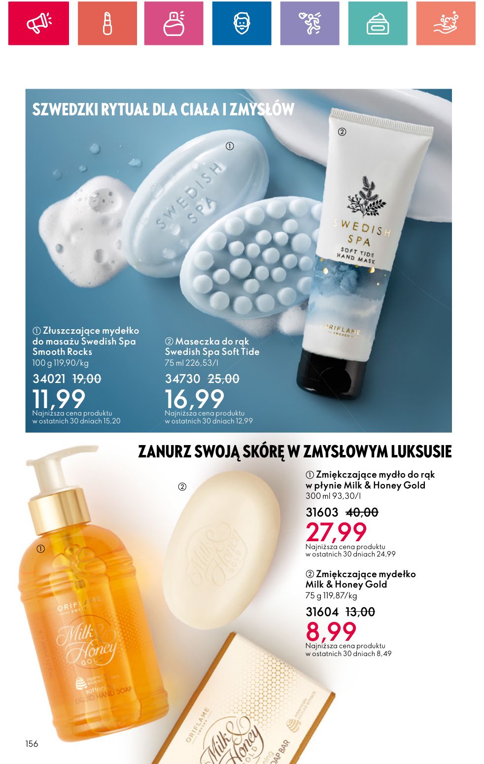 gazetka promocyjna ORIFLAME Piękno dobrego samopoczucia - Strona 156