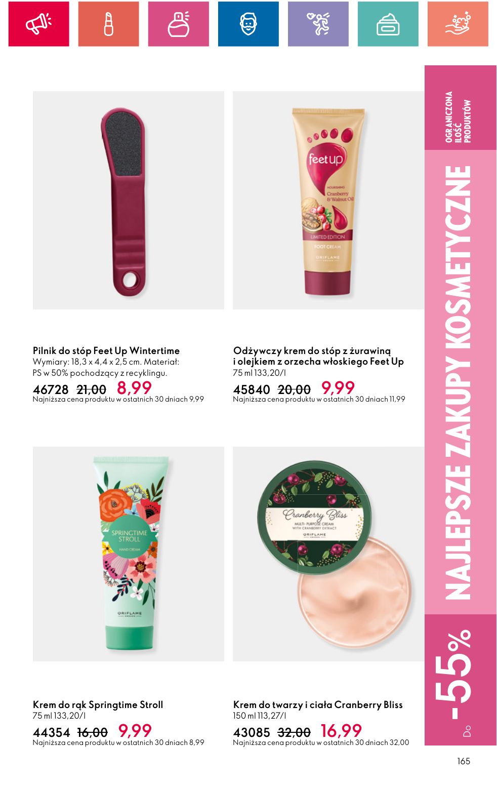 gazetka promocyjna ORIFLAME Piękno dobrego samopoczucia - Strona 165