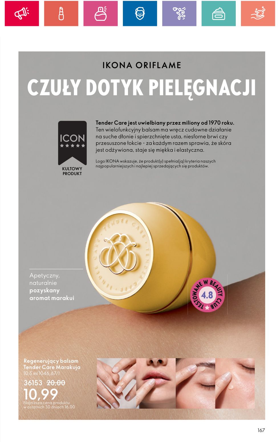 gazetka promocyjna ORIFLAME Piękno dobrego samopoczucia - Strona 167