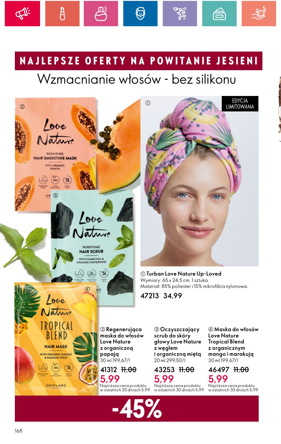 gazetka promocyjna ORIFLAME Piękno dobrego samopoczucia - Strona 168