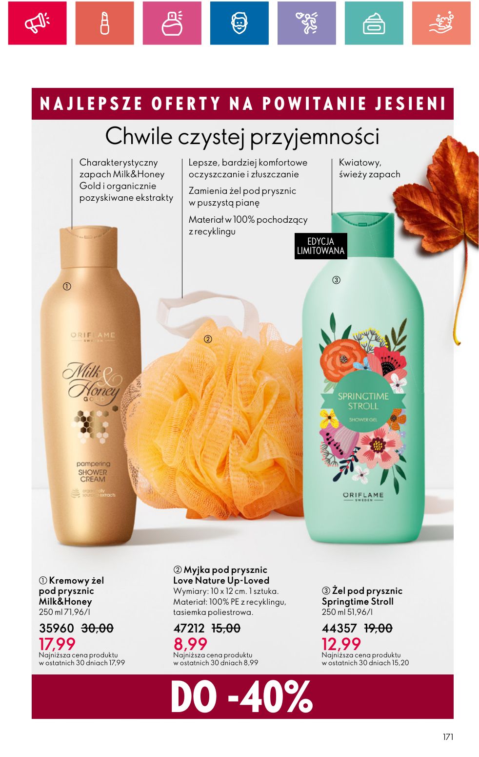 gazetka promocyjna ORIFLAME Piękno dobrego samopoczucia - Strona 171