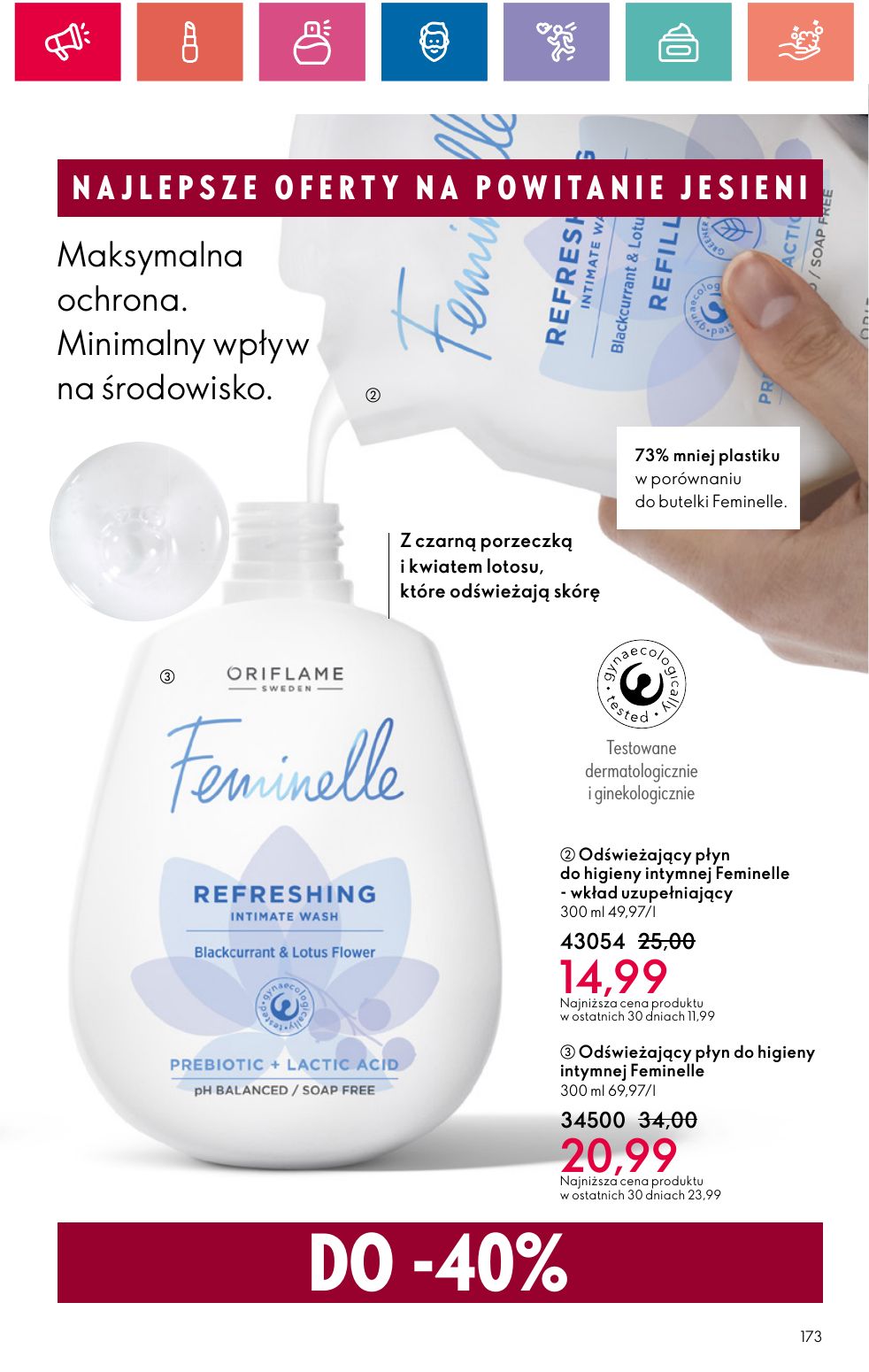 gazetka promocyjna ORIFLAME Piękno dobrego samopoczucia - Strona 173