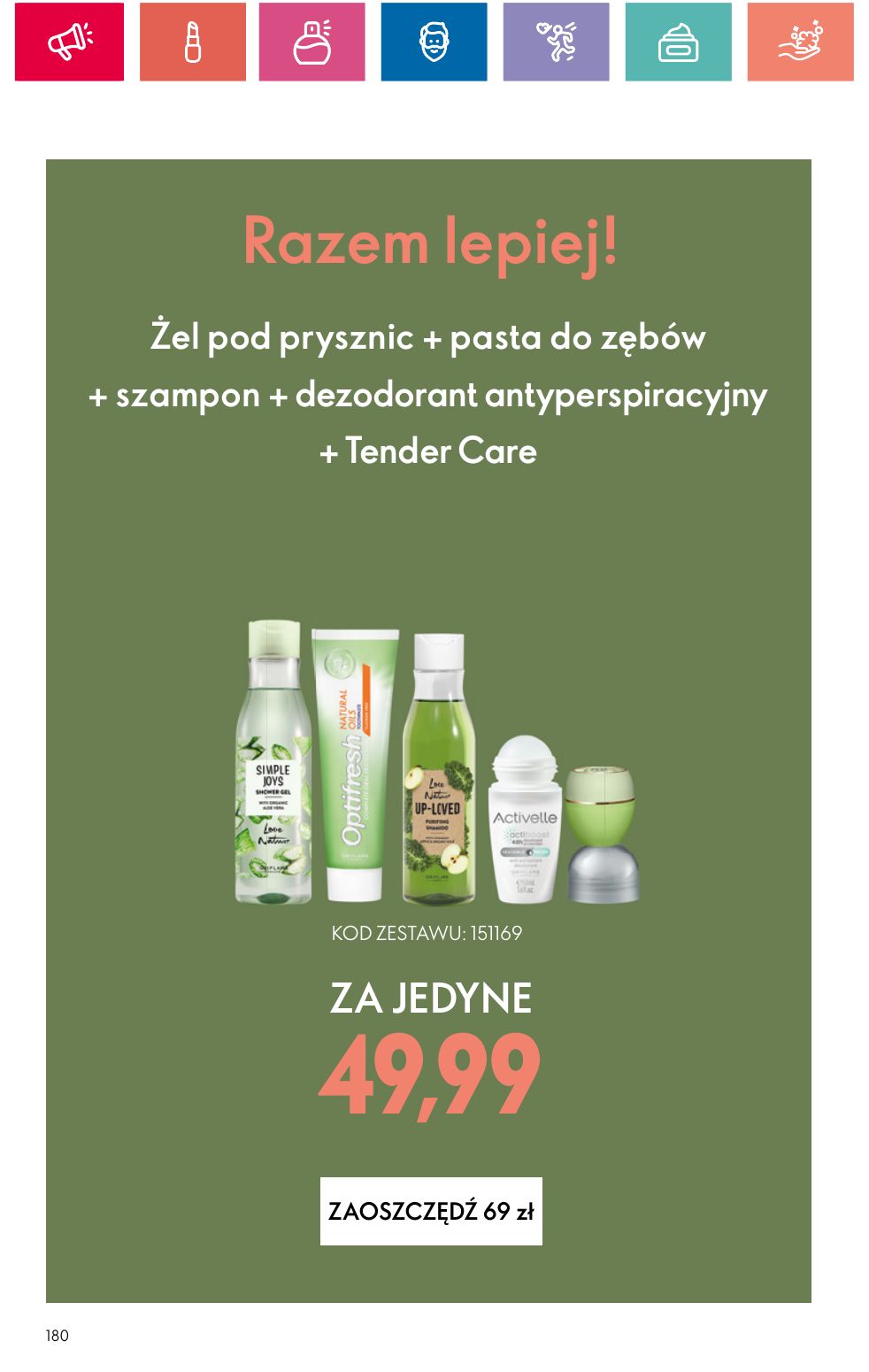 gazetka promocyjna ORIFLAME Piękno dobrego samopoczucia - Strona 180