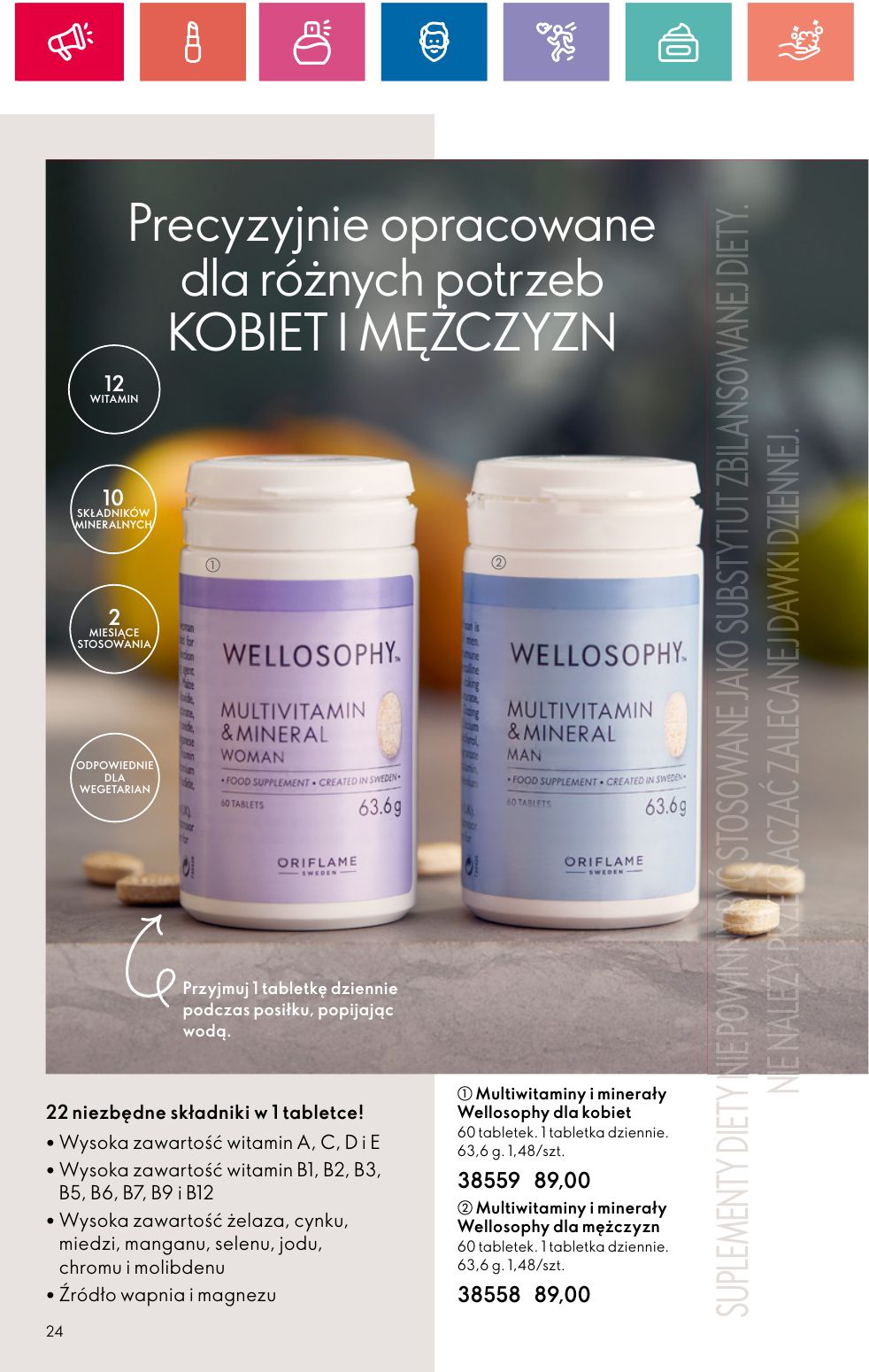 gazetka promocyjna ORIFLAME Piękno dobrego samopoczucia - Strona 24