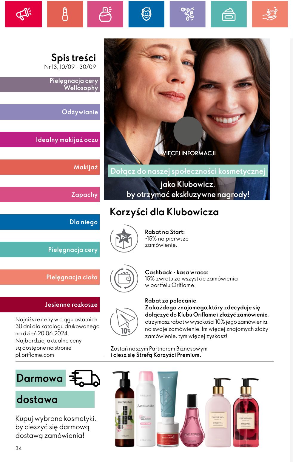 gazetka promocyjna ORIFLAME Piękno dobrego samopoczucia - Strona 34