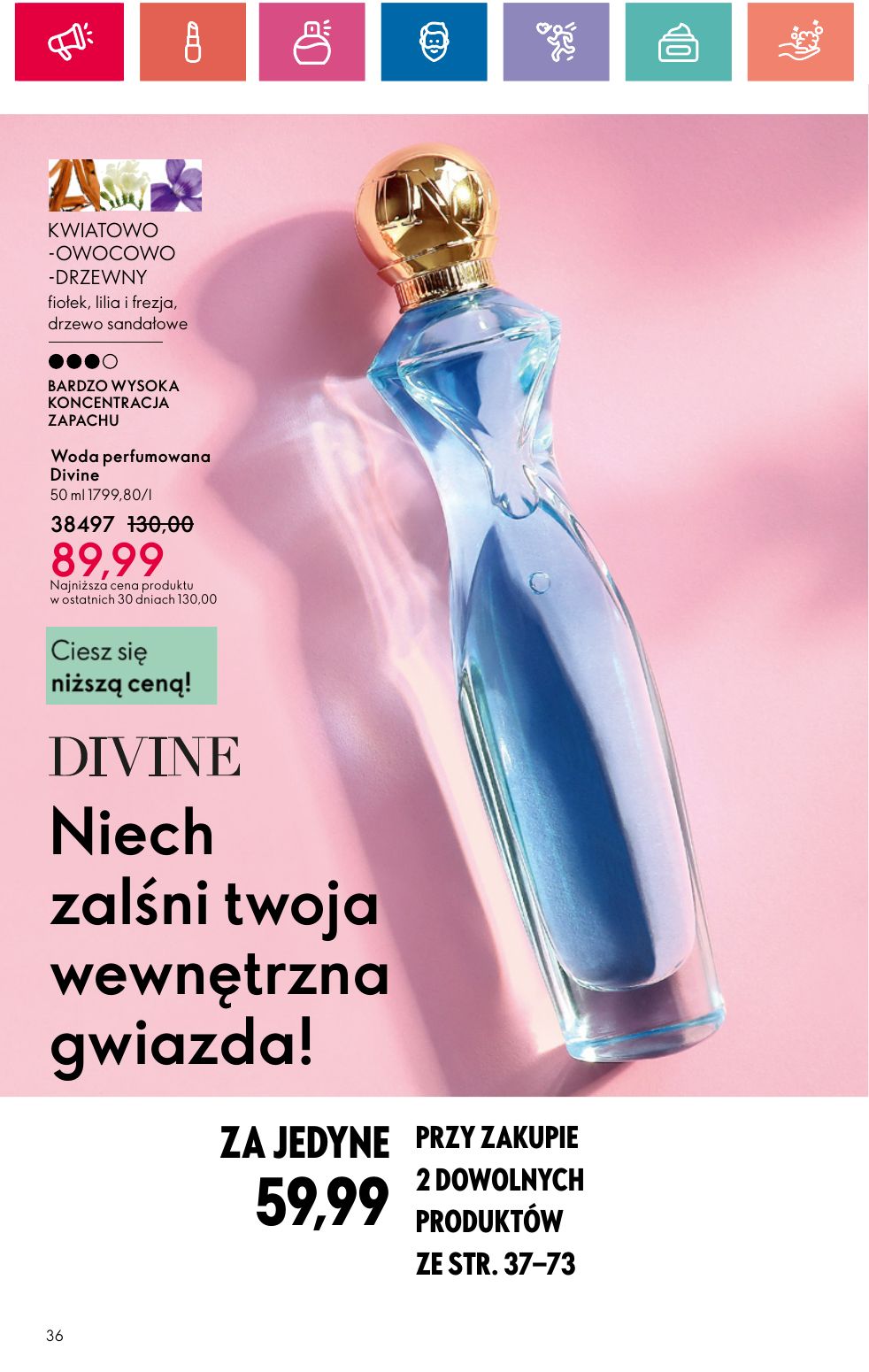 gazetka promocyjna ORIFLAME Piękno dobrego samopoczucia - Strona 36