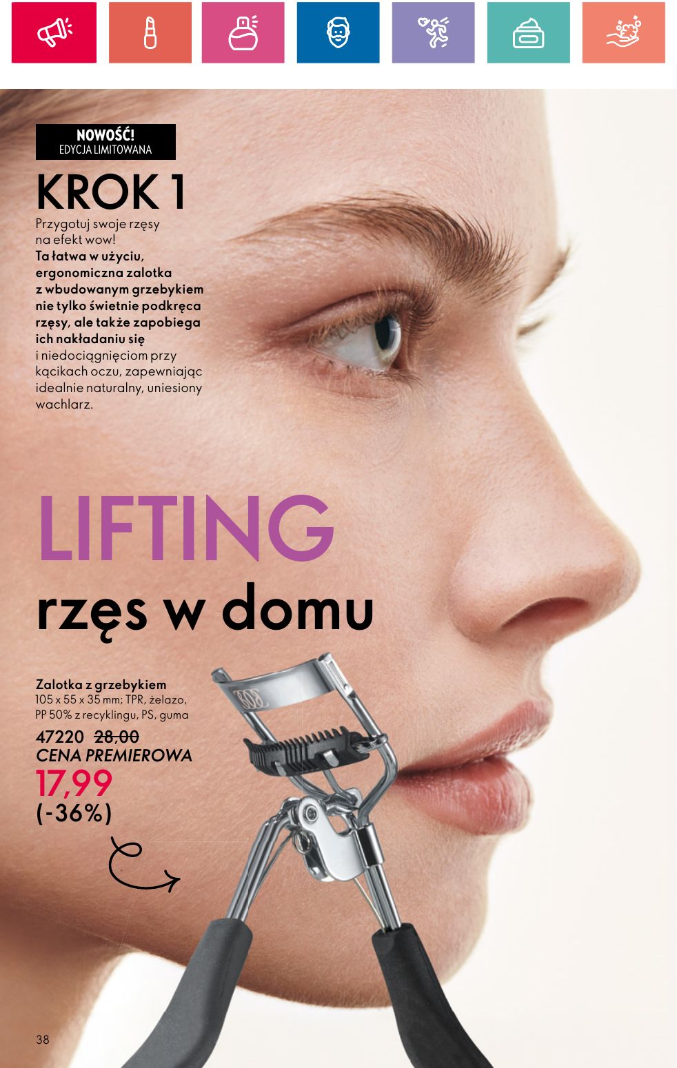 gazetka promocyjna ORIFLAME Piękno dobrego samopoczucia - Strona 38