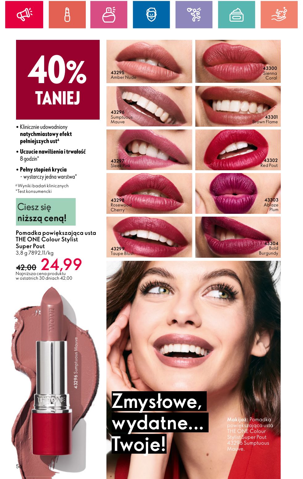 gazetka promocyjna ORIFLAME Piękno dobrego samopoczucia - Strona 56