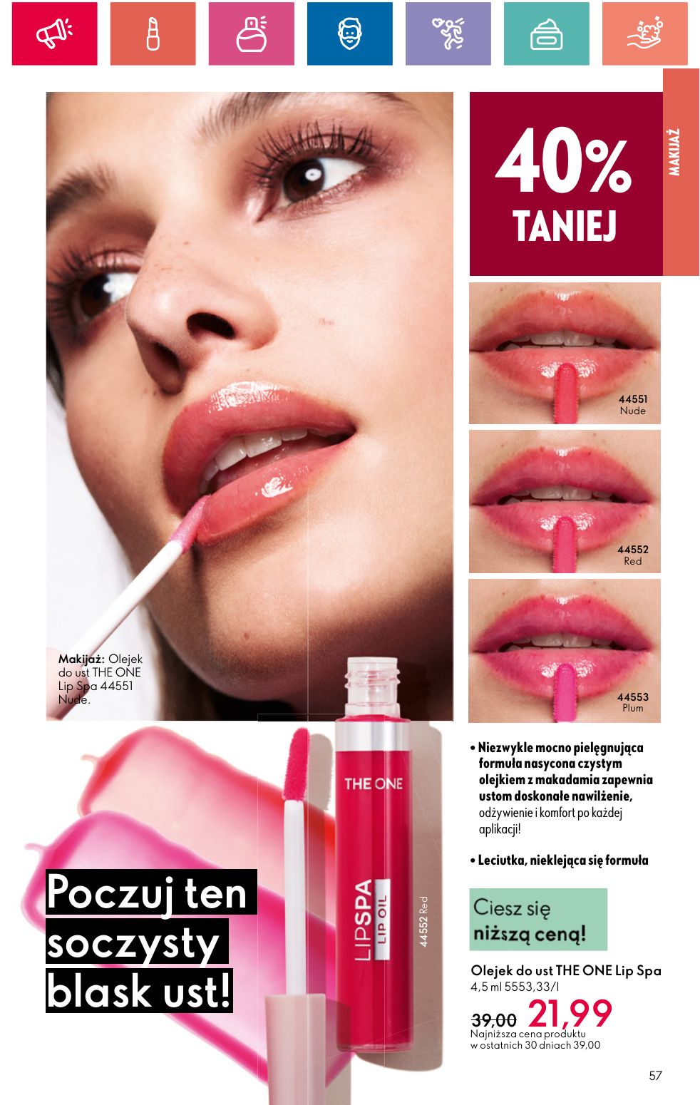 gazetka promocyjna ORIFLAME Piękno dobrego samopoczucia - Strona 57