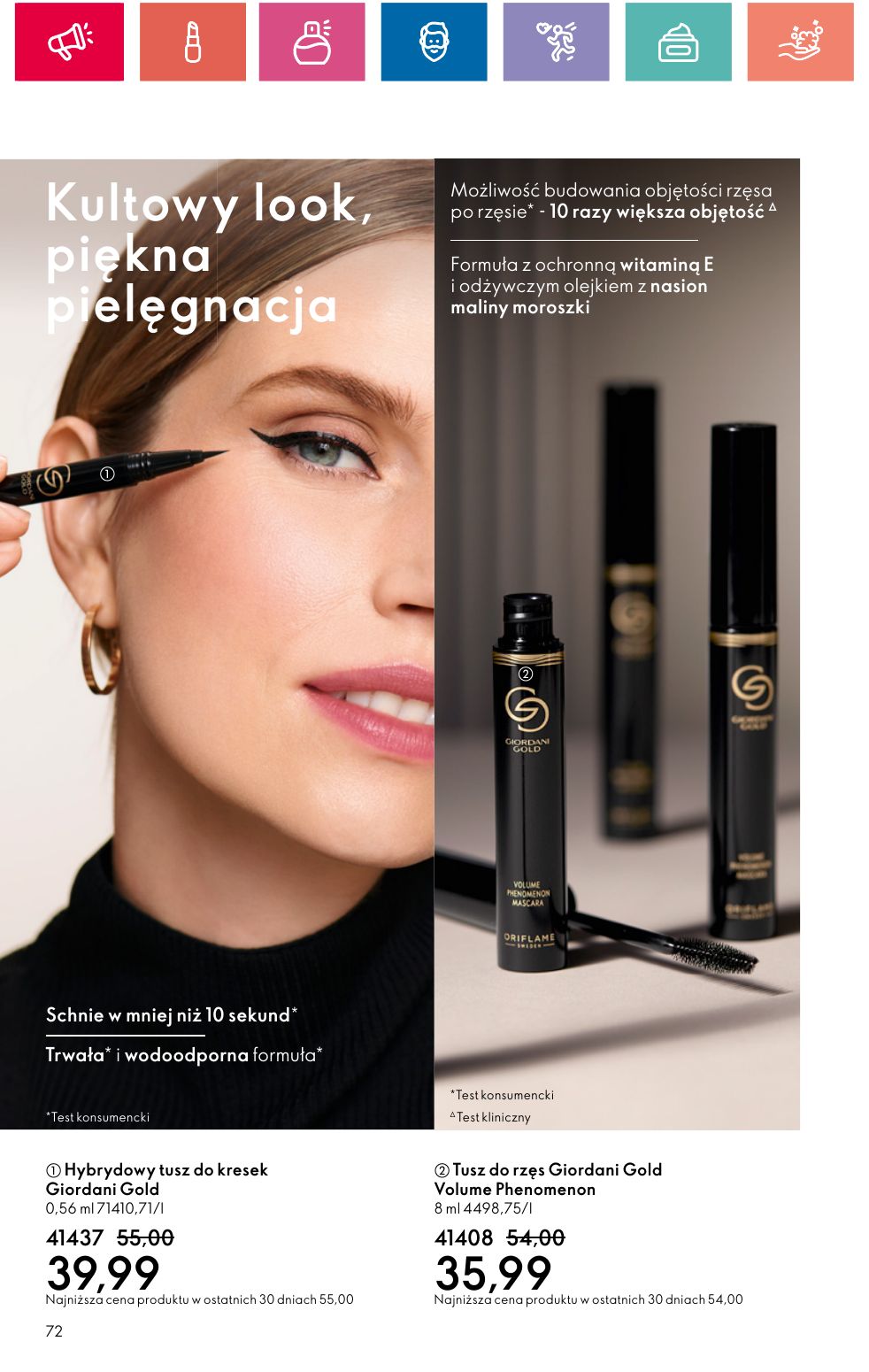 gazetka promocyjna ORIFLAME Piękno dobrego samopoczucia - Strona 72