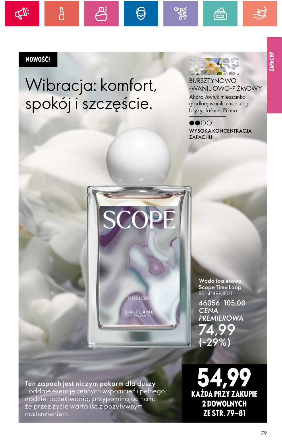 gazetka promocyjna ORIFLAME Piękno dobrego samopoczucia - Strona 79