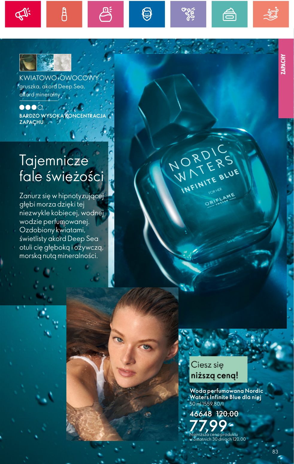 gazetka promocyjna ORIFLAME Piękno dobrego samopoczucia - Strona 83