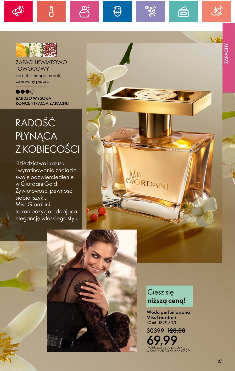 gazetka promocyjna ORIFLAME Piękno dobrego samopoczucia - Strona 87