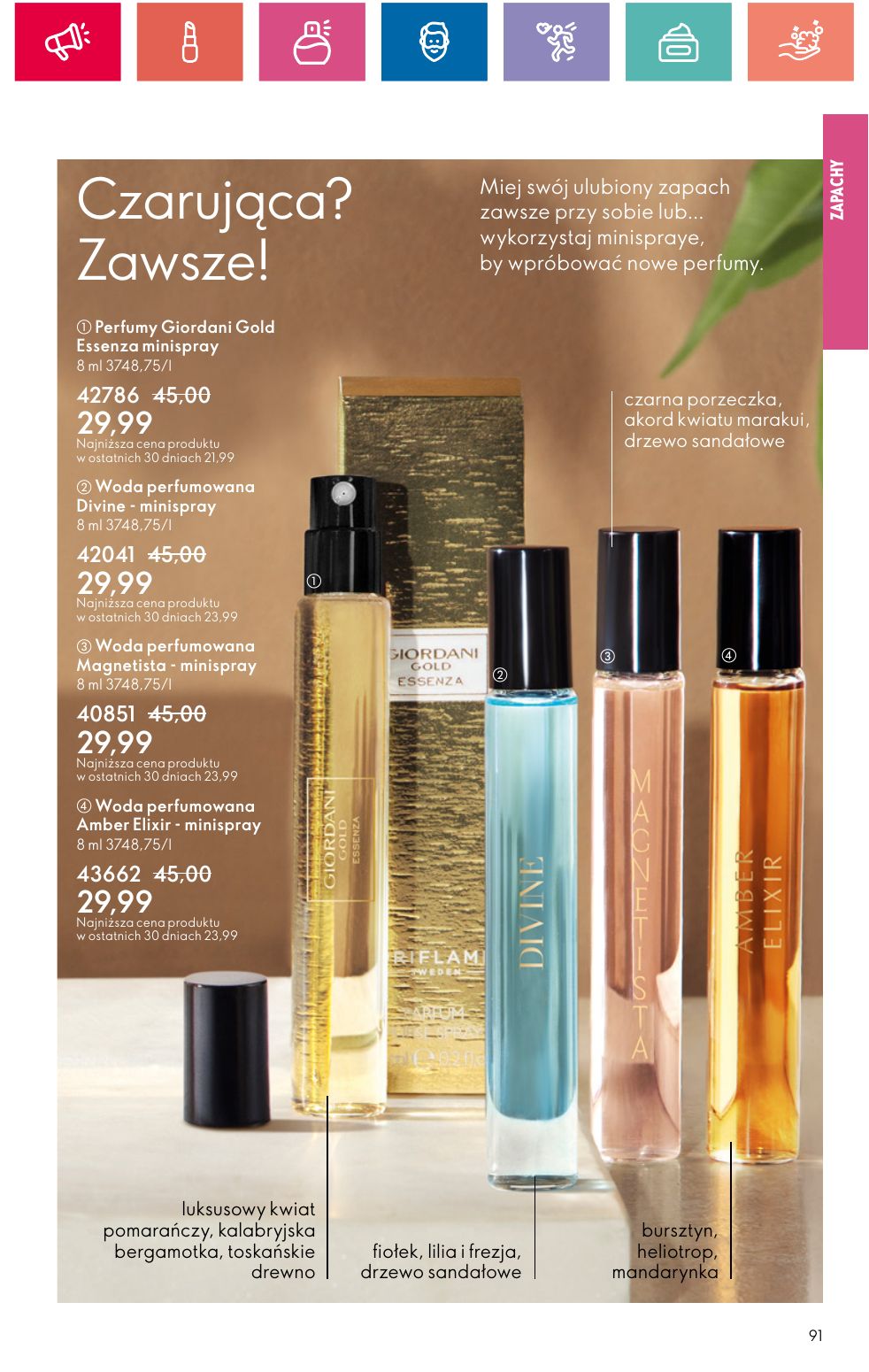 gazetka promocyjna ORIFLAME Piękno dobrego samopoczucia - Strona 91