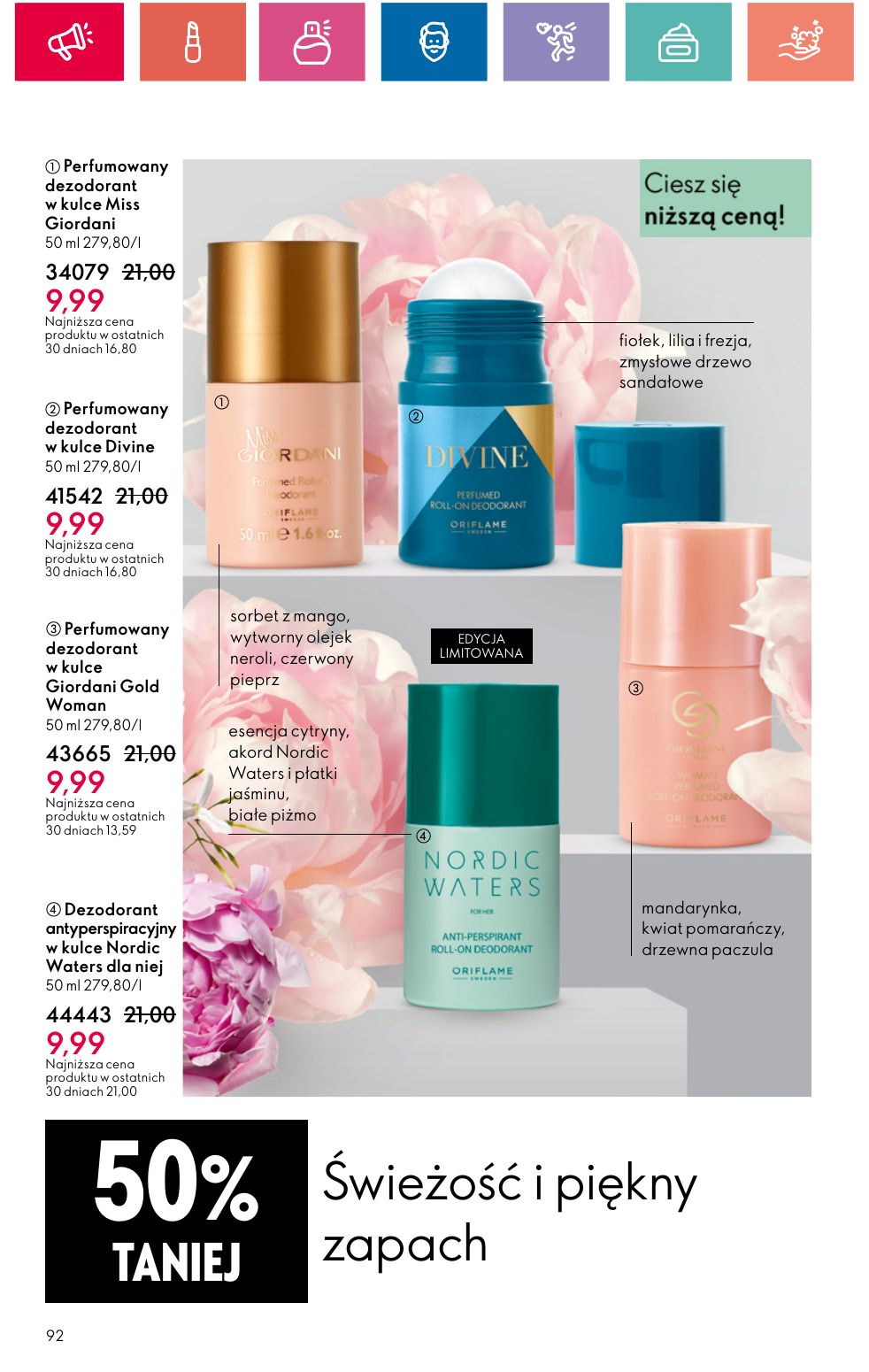 gazetka promocyjna ORIFLAME Piękno dobrego samopoczucia - Strona 92