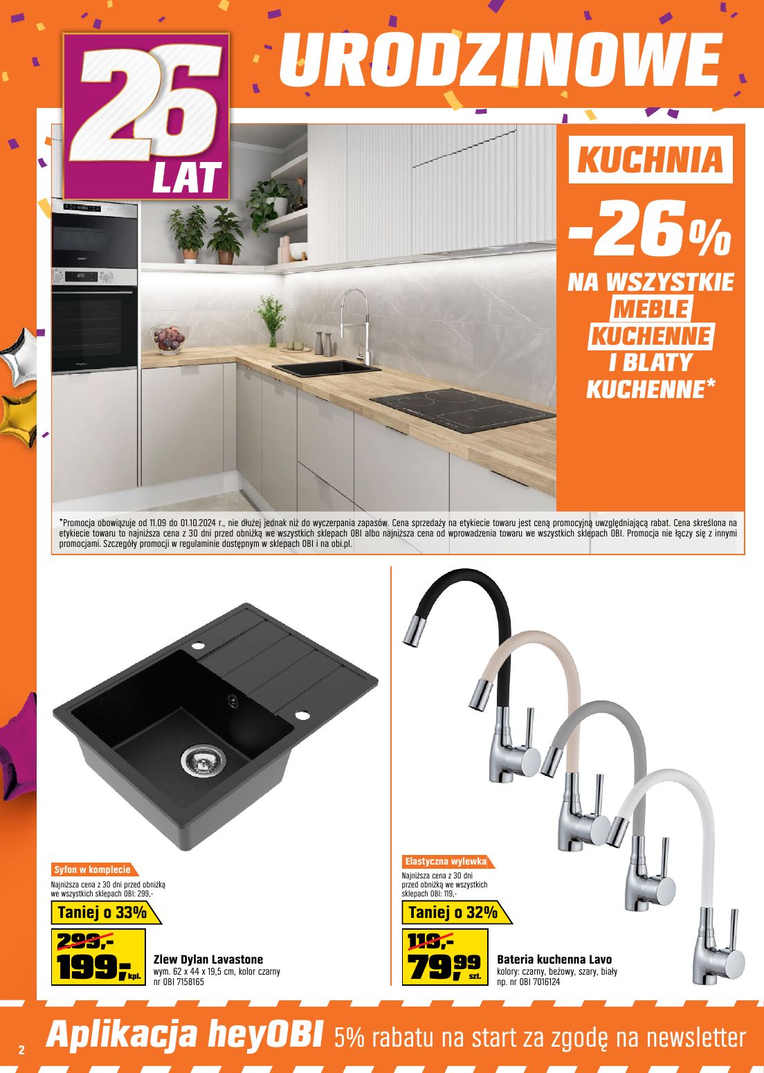 gazetka promocyjna OBI Urodzinowe superoferty - Strona 2