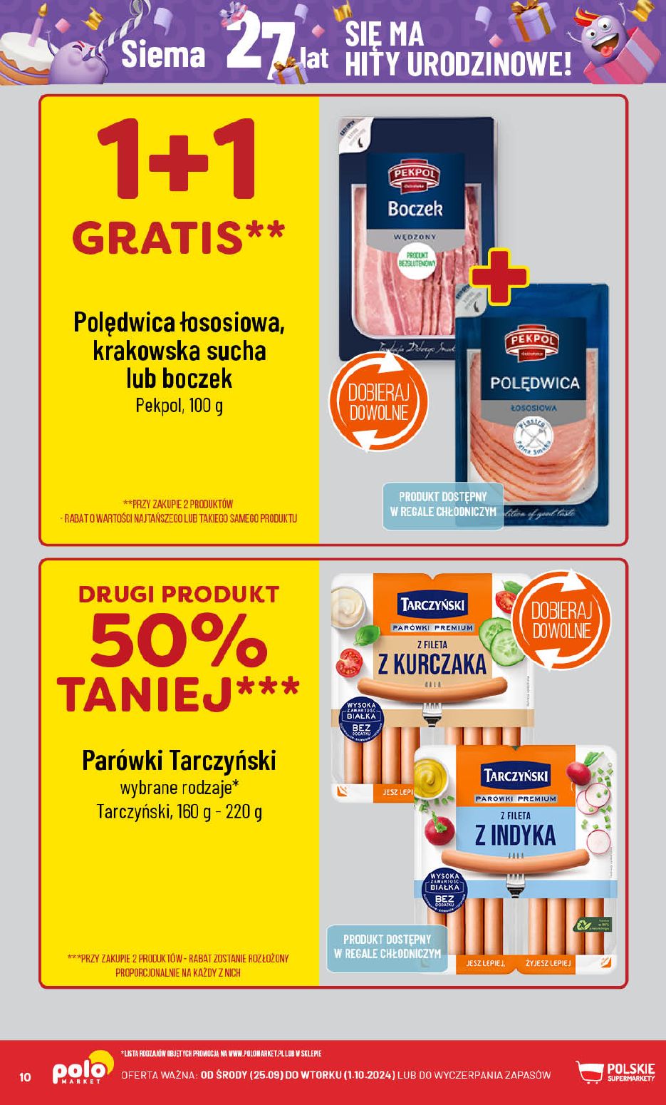 gazetka promocyjna POLOmarket Siema 27 lat, się ma HITY urodzinowe! - Strona 10