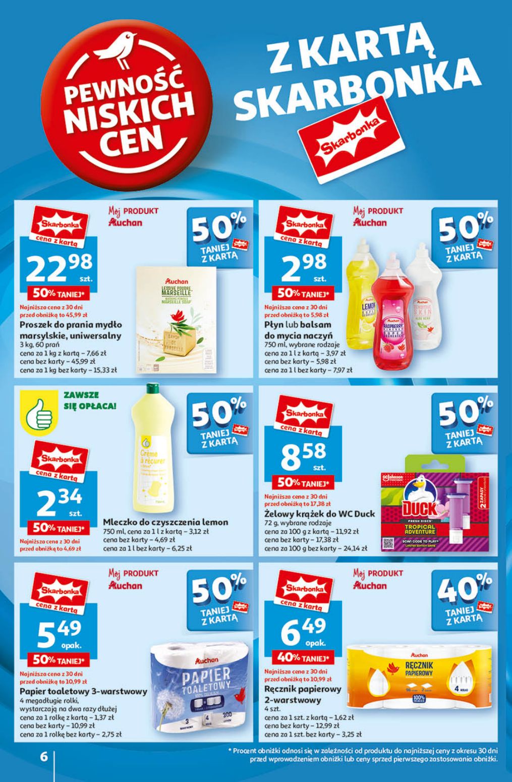 gazetka promocyjna Auchan Pewność niskich cen - Strona 6