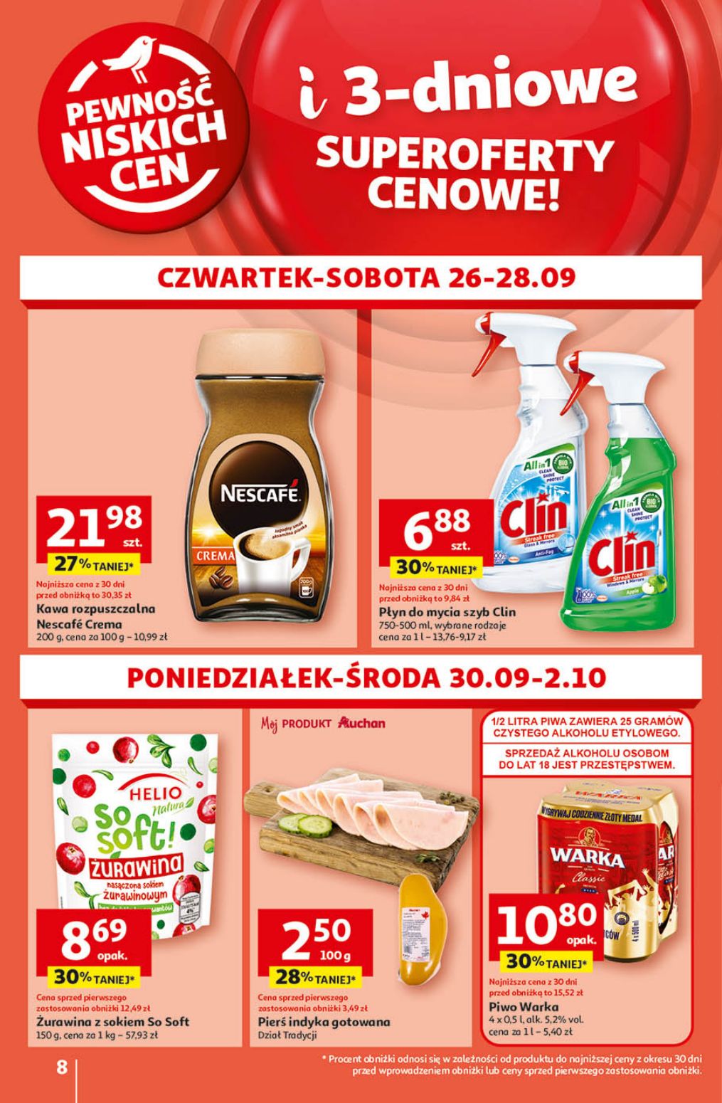 gazetka promocyjna Auchan Pewność niskich cen - Strona 8