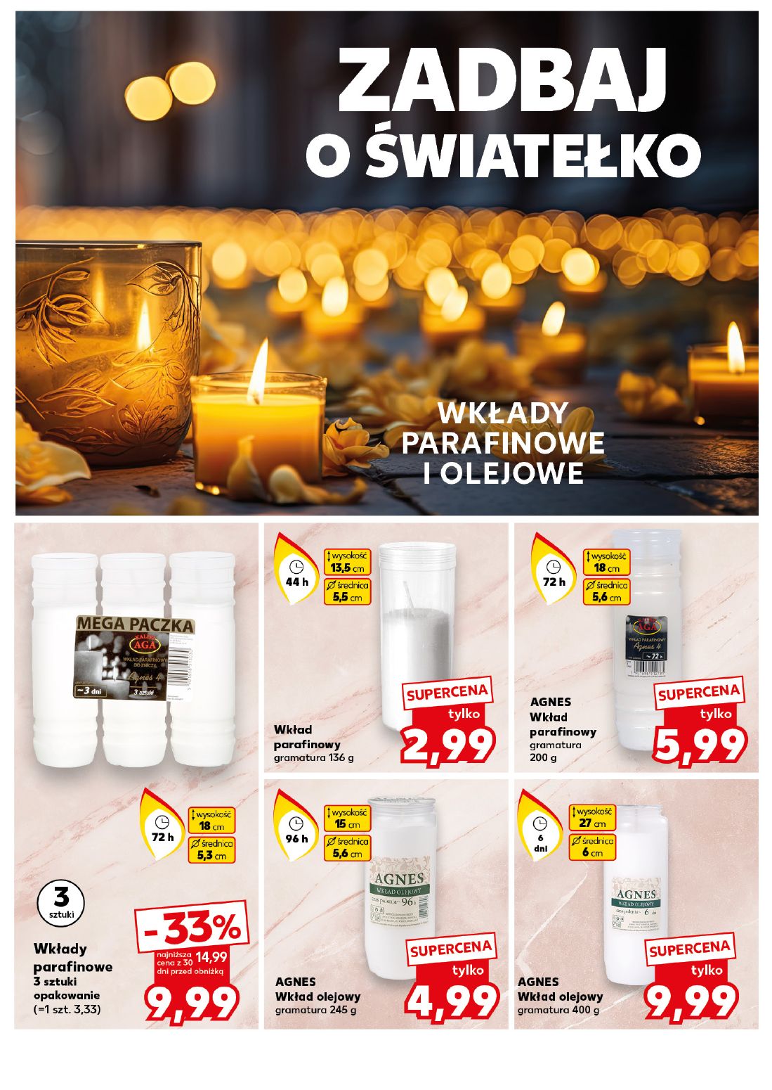 gazetka promocyjna Kaufland Pamiętaj, dbaj! Znicze, wkłady, dekoracje - Strona 4